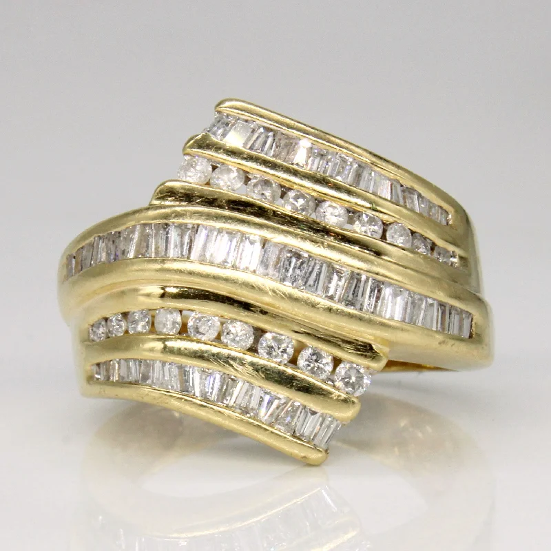Flash Sale On Exquisite Jewelry – Don't Miss Out Diamond Waterfall Ring | 0.75ctw | SZ 6.75 |
