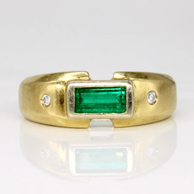 Huge Savings On Timeless Jewelry Collections Emerald & Diamond Ring | 0.70ct, 0.04ctw | SZ 7.75 |