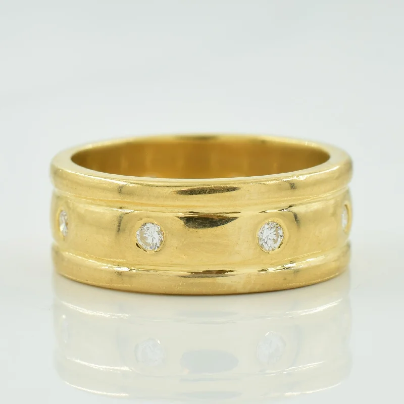 Exclusive Jewelry Offers – Sparkle For Less Flush  Set Diamond Ring | 0.16ctw | SZ 5.75 |