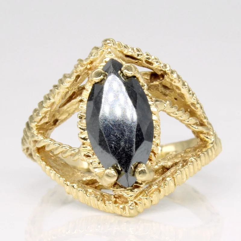 Save On Luxury Jewelry Pieces – Limited-Time Offers Hematite Cocktail Ring | 2.80ct | SZ 4.5 |