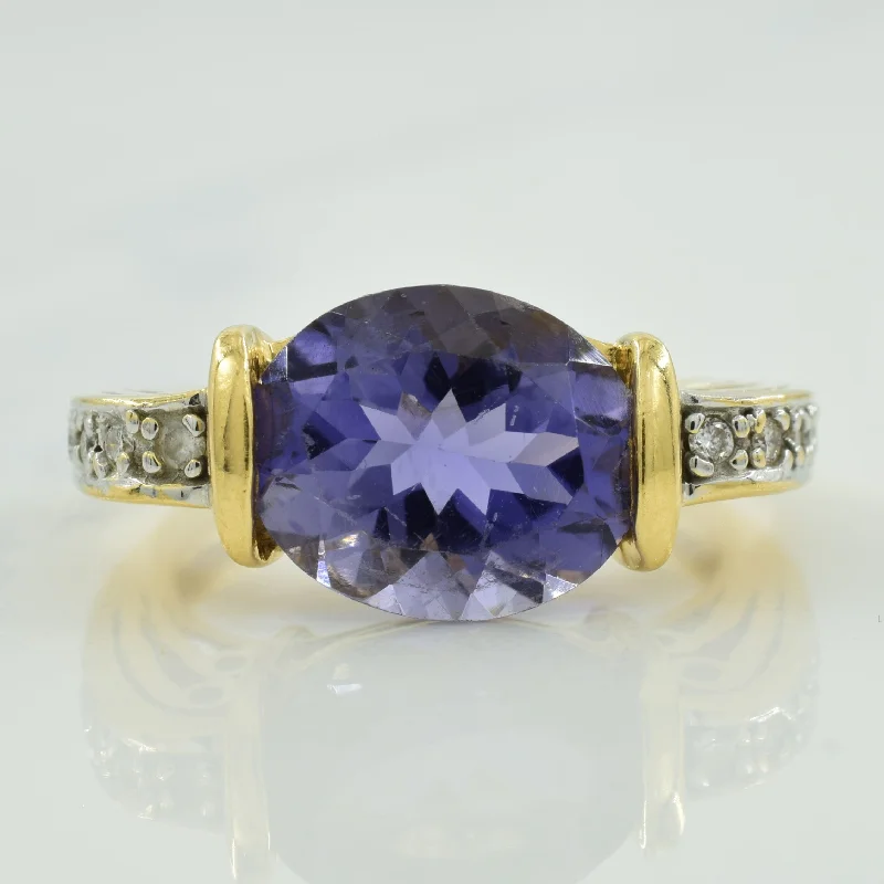 Affordable Glamour – Premium Jewelry At Special Prices Iolite & Diamond Ring | 3.12ct, 0.12ct | SZ 7 | Affordable Glamour – Premium Jewelry At Special Prices Iolite & Diamond Ring | 3.12ct, 0.12ct | SZ 7 |