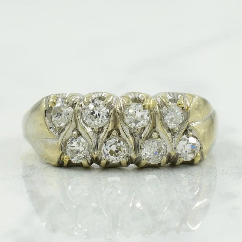 Handcrafted Beauty At Affordable Prices Old Mine Cut Diamond Ring | 0.40ctw | SZ 7 |