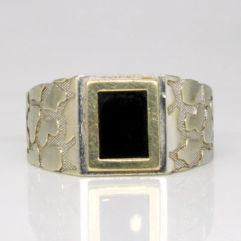 Grab Your Favorite Jewelry At The Lowest Prices Onyx Cocktail Ring | 0.55ct | SZ 9.25 |