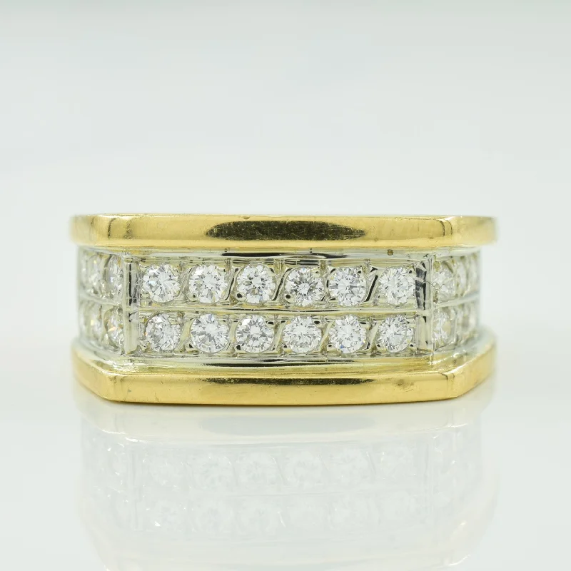 Fashion-Forward Jewelry At Incredible Prices Pave Set Diamond Ring | 0.48ctw | SZ 6 |