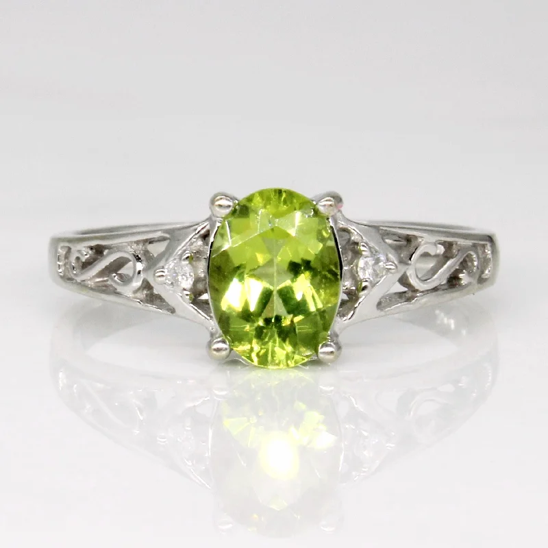 Your Perfect Accessory Now At The Best Price Peridot & Diamond Ring | 0.72ct, 0.02ctw | SZ 5.75 |