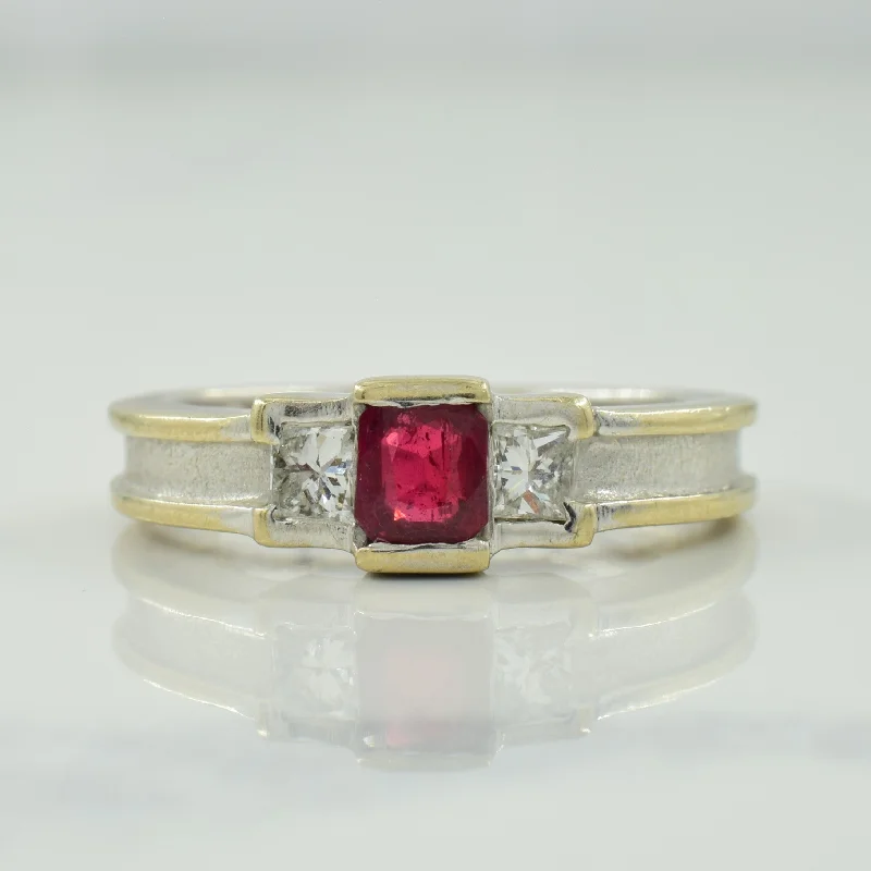 Once-A-Year Jewelry Deals – Shop Before They’Re Gone Ruby & Diamond Three Stone Ring | 0.50ct, 0.32ctw | SZ 8 |