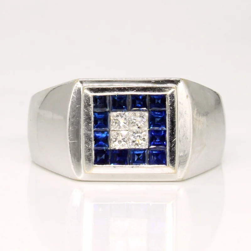 Limited-Stock Jewelry Clearance – Grab Your Favorites Now Sapphire & Diamond Cluster Ring | 3.36ctw, 1.00ctw | SZ 8.75 |