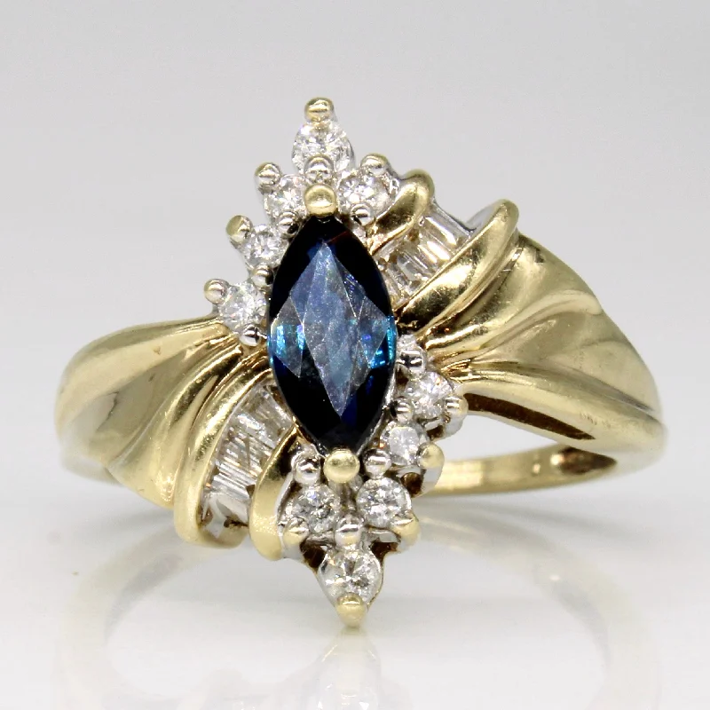 Special Sale On Handcrafted Jewelry – Shop Today Sapphire & Diamond Cocktail Ring | 0.52ct, 0.25ctw | SZ 6.25 |