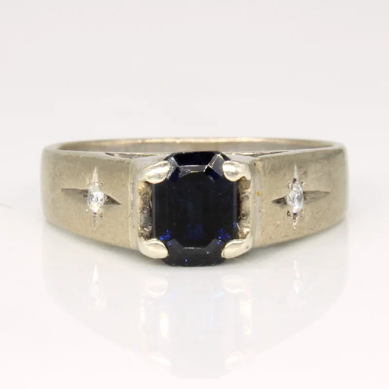Flash Sale On Elegant Jewelry – Don't Miss Out Sapphire & Diamond Cocktail Ring | 1.15ct, 0.04ctw | SZ 7 |