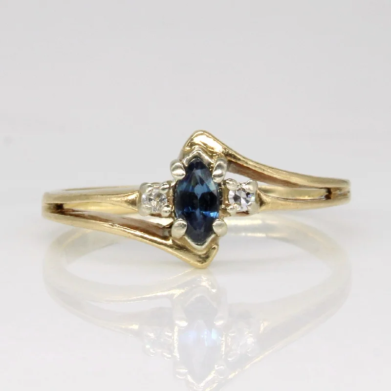 Trending Jewelry Styles Now At Limited-Time Discounts Sapphire & Diamond Ring | 0.13ct, 0.03ctw | SZ 6 |