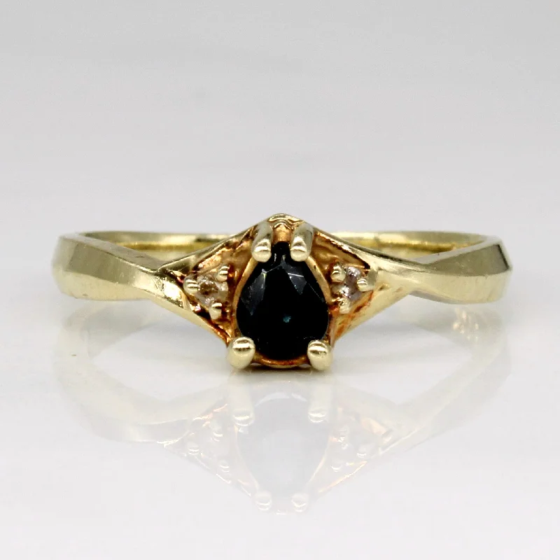 Elegant Jewelry Pieces At Unbelievable Prices Sapphire & Diamond Ring | 0.23ct, 0.02ctw | SZ 6 |