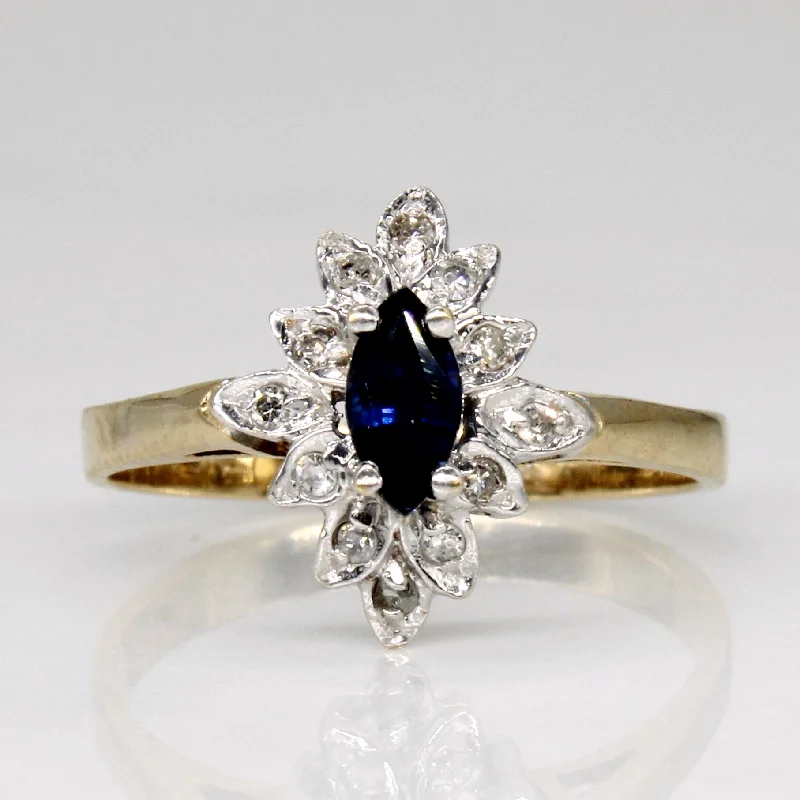 Dazzle With Discounts – Shop Jewelry On Sale Sapphire & Diamond Ring | 0.25ct, 0.06ctw | SZ 5.5 |