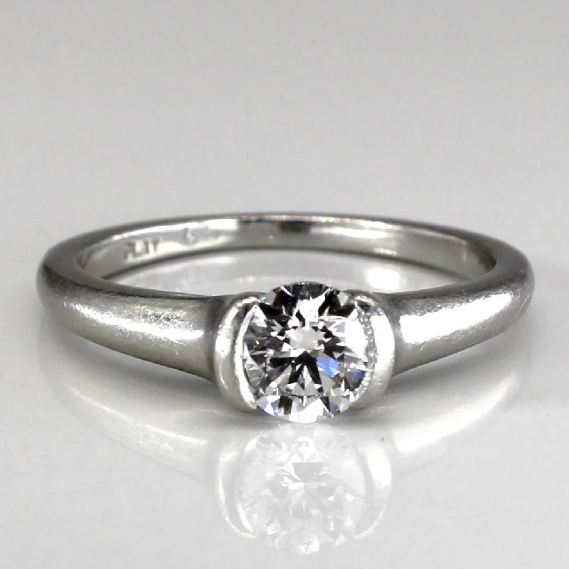 Luxury Jewelry At Budget-Friendly Prices – Grab Yours Now Semi Bezel Solitaire Diamond Engagement Ring | 0.70ct VS2 E | SZ 7.25 |
