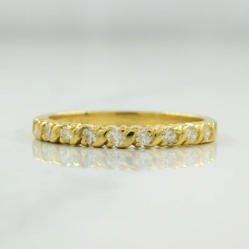 Shop Trending Jewelry With Exclusive Savings Semi Eternity Diamond Ring | 0.18ctw | SZ 6.75 |