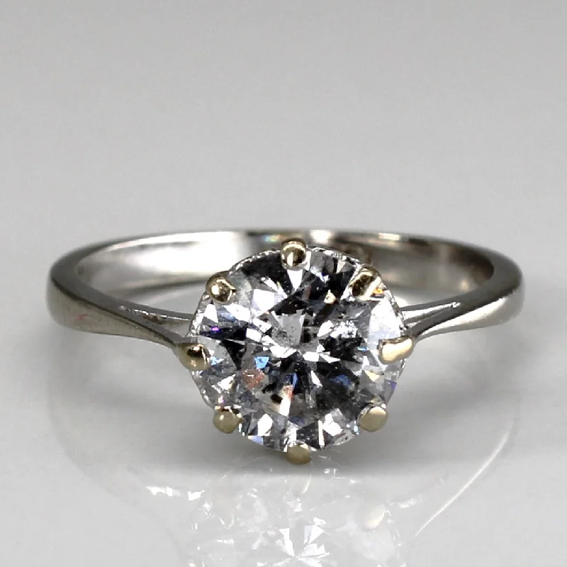 Jewelry Clearance Event – Last Chance For Stunning Deals Solitaire Diamond Engagement Ring | 1.66ct I2 E/F | SZ 6.5 |