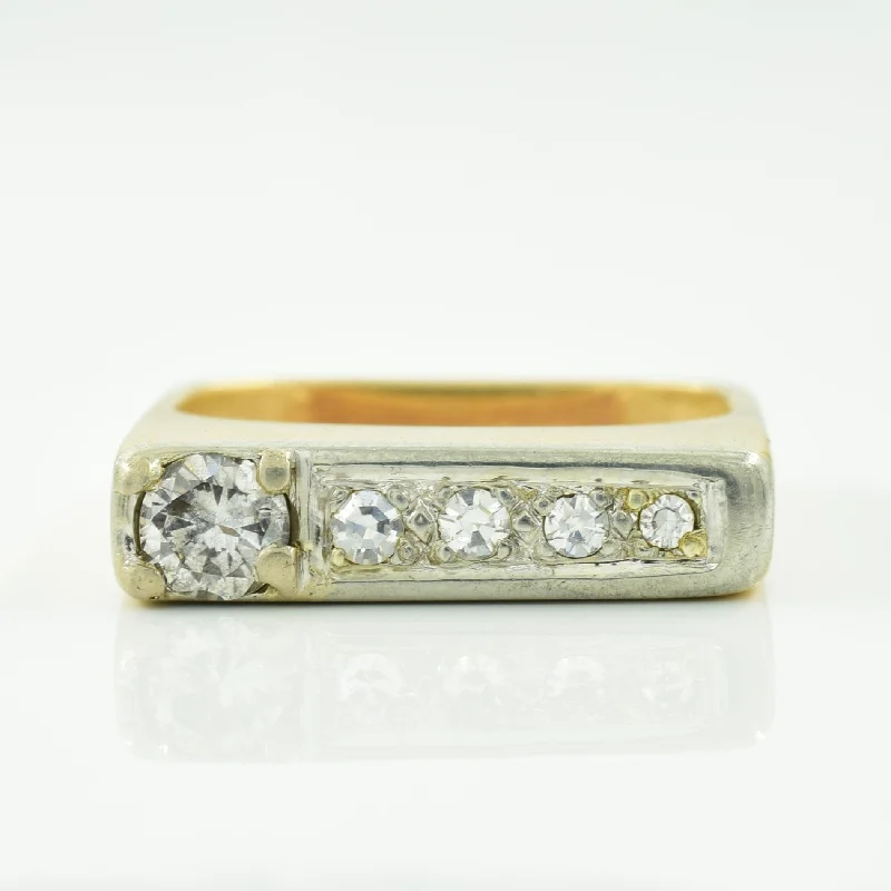 Elegant Jewelry, Exclusive Prices – Shop Now Square Diamond Ring | 0.31ctw | SZ 3.25 |