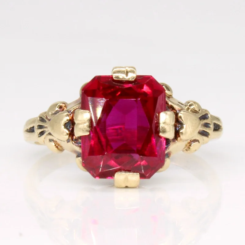 Premium Jewelry Now Available At Special Discounts Synthetic Ruby Cocktail Ring | 2.10ct | SZ 3.25 |