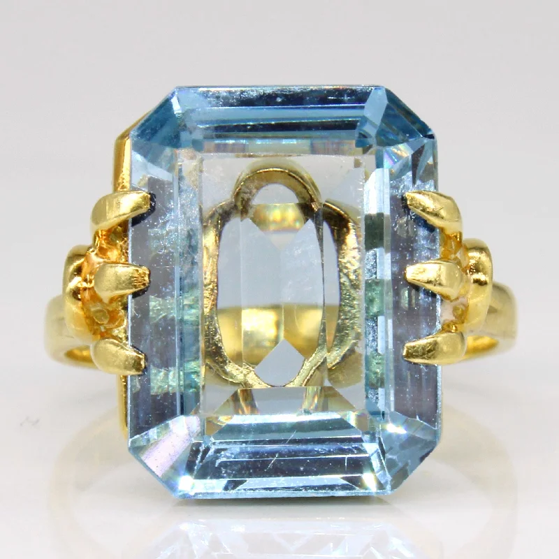 Grab Exquisite Jewelry At The Lowest Prices Synthetic Spinel Cocktail Ring | 10.60ct | SZ 8 |