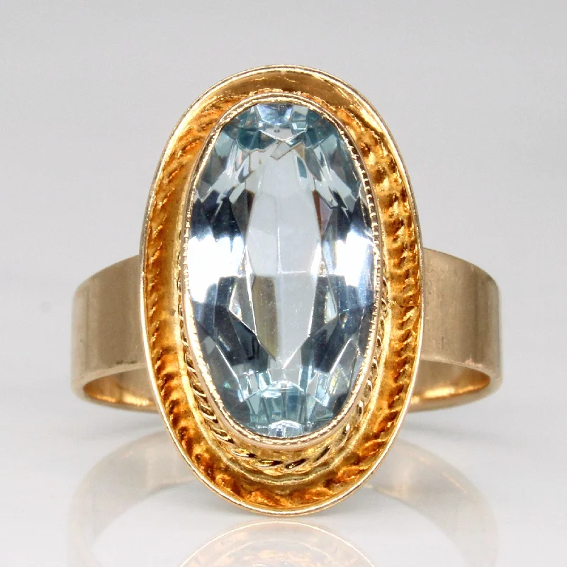 Limited-Stock Jewelry Sale – Once It's Gone, It's Gone Synthetic Spinel Cocktail Ring | 5.70ct | SZ 8.75 |