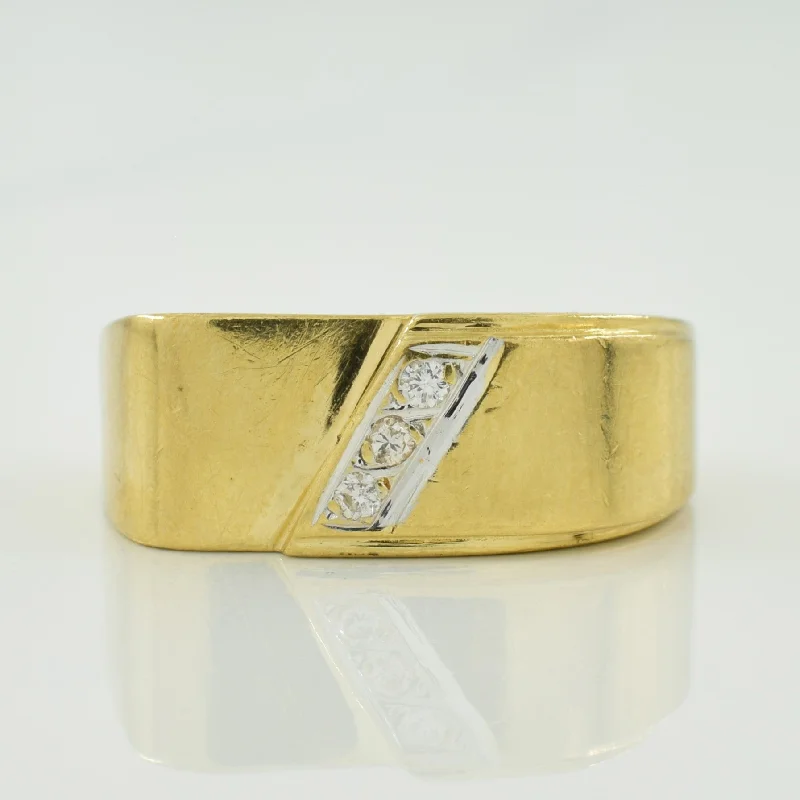 Affordable Luxury Jewelry For Every Occasion Three Stone Diamond Ring | 0.04ctw | SZ 7 |