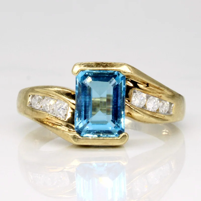Unmissable Discounts On Timeless Jewelry Pieces Topaz & Diamond Ring | 2.10ct, 0.20ctw | SZ 7 |