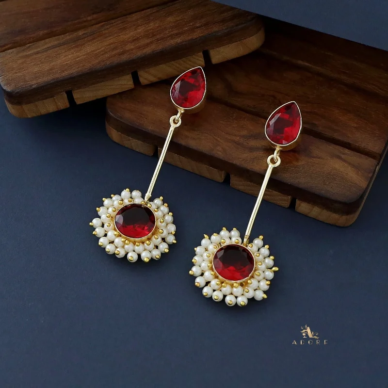 Don't Miss Our Biggest Jewelry Sale Of The Season Aabheri Stem Glossy With Pearl Earring