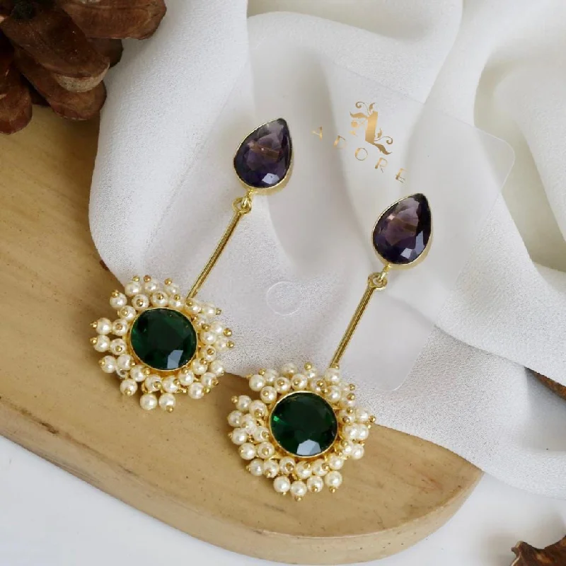 Purple + green