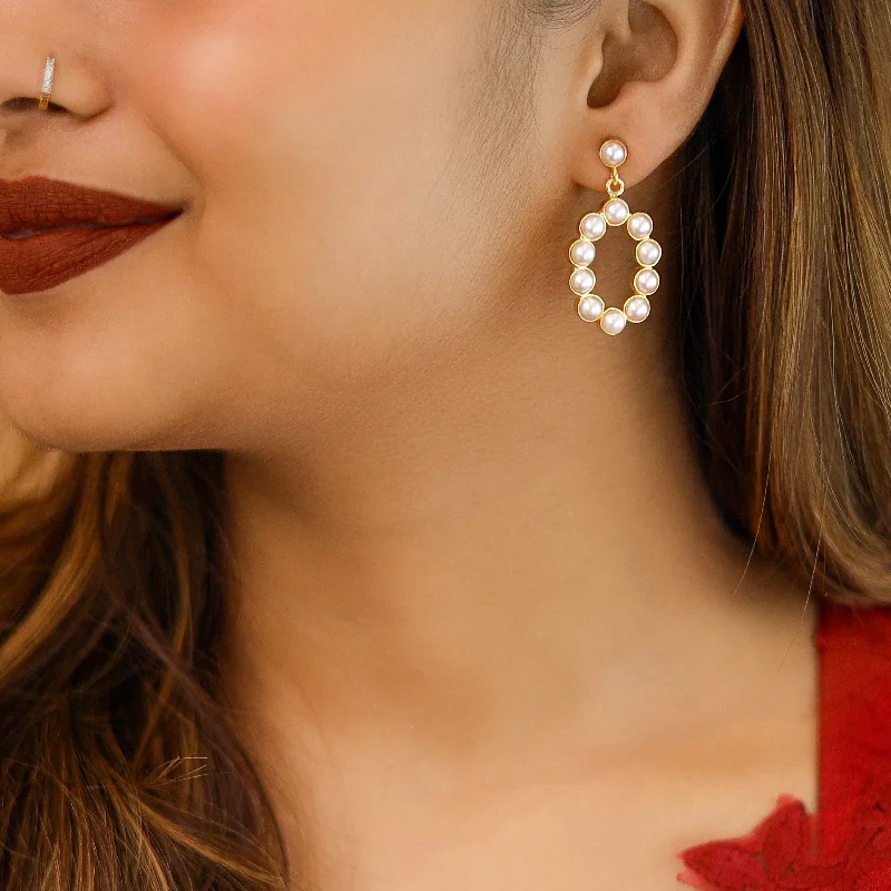 Shine Bright With Our Special Jewelry Promotions Hattie Oval Pearl Earring