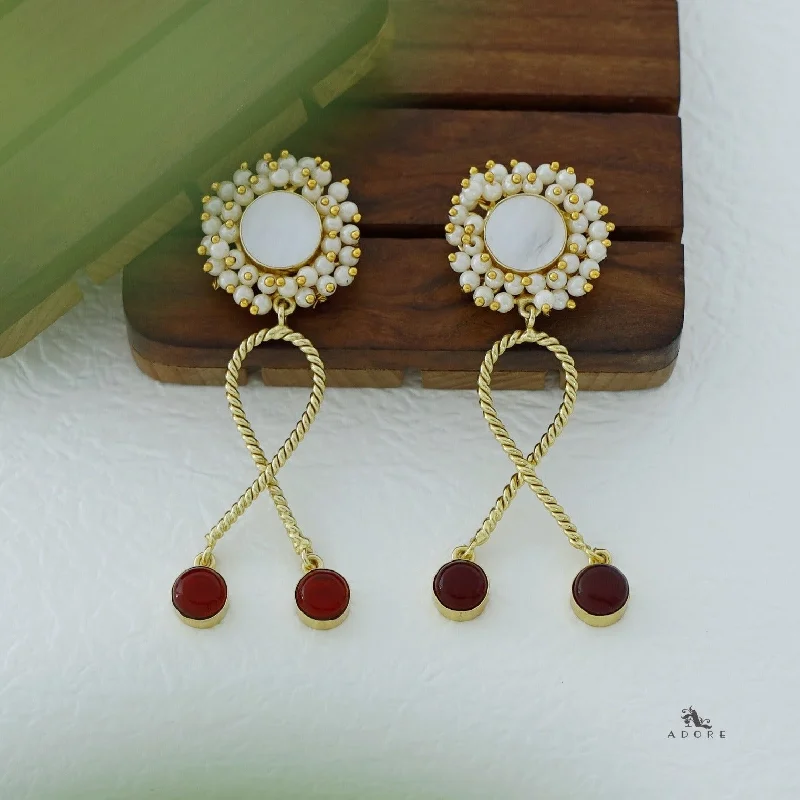 Limited-Time Jewelry Discounts – Shine Without The Splurge Belta Twisted MOP Pearl Cluster Earring