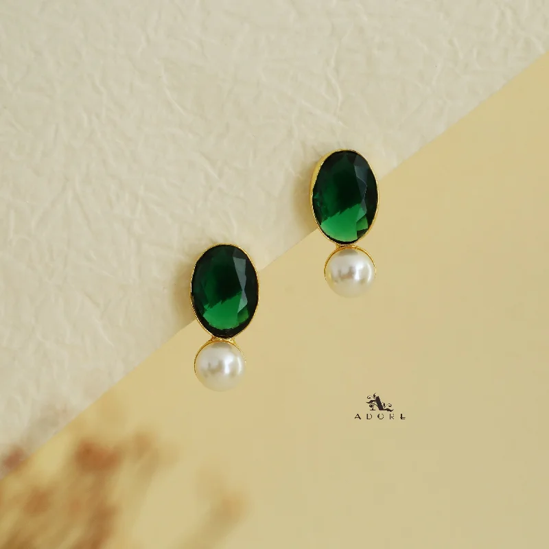 Shop Jewelry That Shines Without The High Price Laney Golden Oval Glossy Stone Pearl Earring