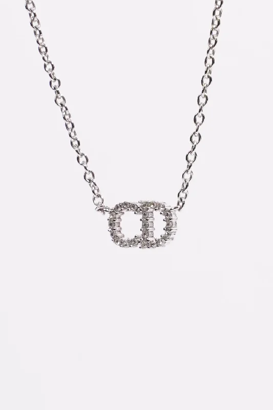 Huge Savings On Premium Jewelry Styles Christian Dior Womens Clair D Lune Necklace Silver