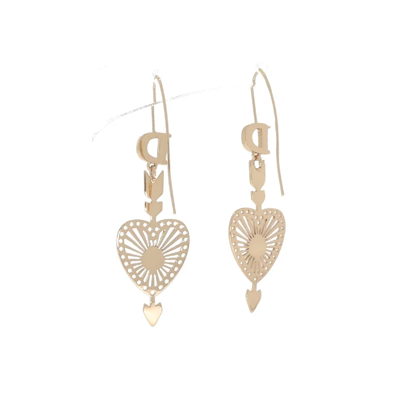 Discounted Luxury Jewelry – Shine Without The Splurge CHRISTIAN DIOR Earrings in Golden Metal