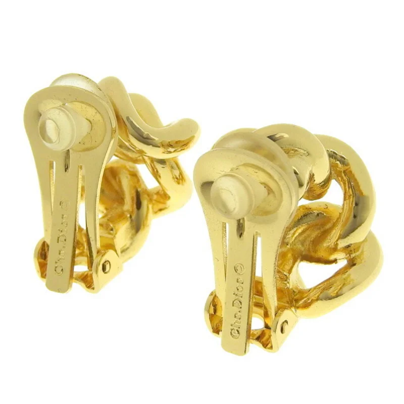 Huge Savings On Timeless Jewelry Collections CHRISTIAN DIOR Earrings Women's Gold