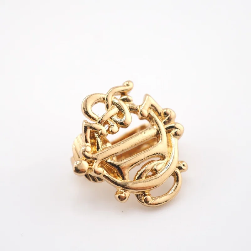 Limited-Time Offer On Elegant Jewelry Pieces CHRISTIAN DIOR/ Logo Earrings Gold Women's