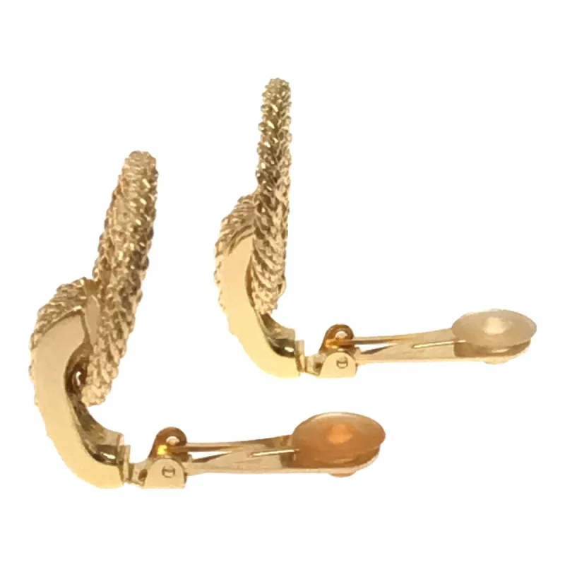 Bestselling Jewelry At Special Promotional Rates CHRISTIAN DIOR rhinestone big earrings accessories brand accessory Lady's gold VINTAGE vintage OLD old