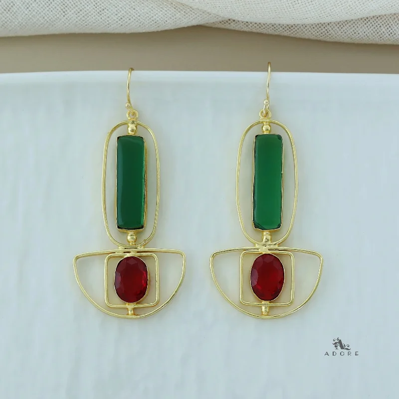 Green + Maroon