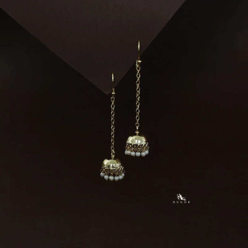 Limited-Stock Jewelry Sale – Shop Before It's Gone Golden Chain Hanging Jhumka