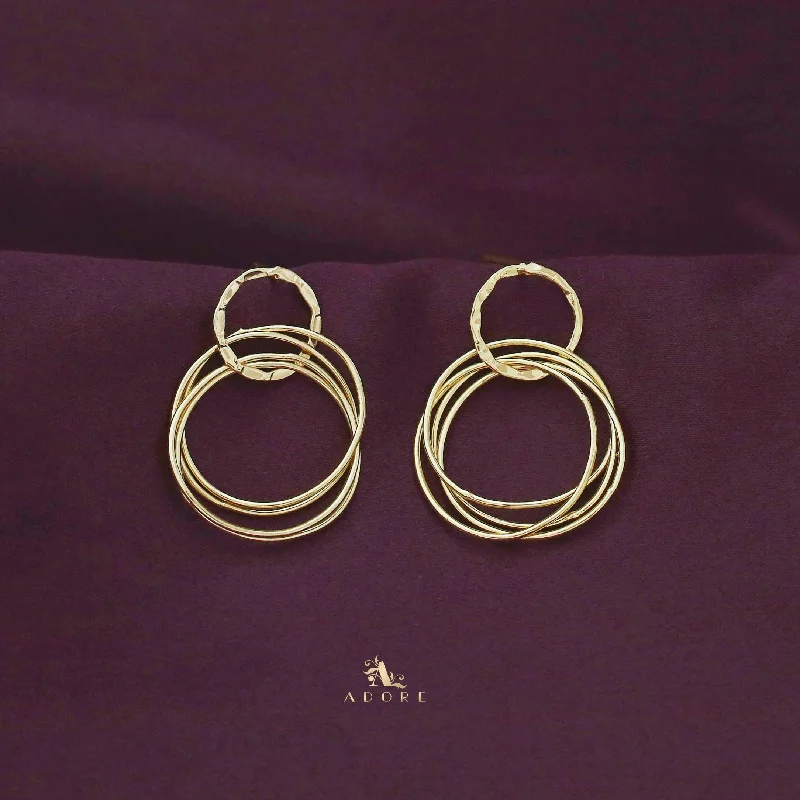 Huge Savings On Premium Jewelry Styles Golden Circle Loop Earring