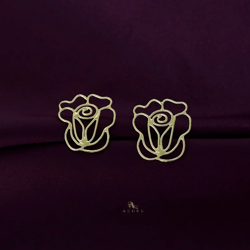 Unlock Unbeatable Jewelry Deals Before They’Re Gone Golden Rose Bud Earring
