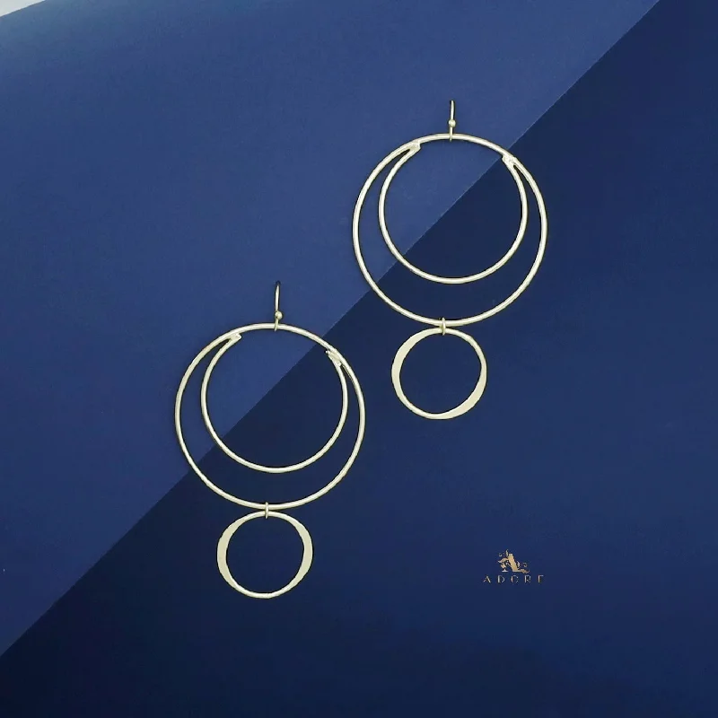 Jewelry Flash Sale – Stylish Designs At Unbeatable Rates Lucy Golden Tri Circle Drop