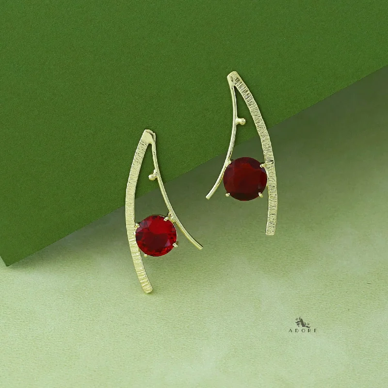 Jewelry Deals That Sparkle – Shop Today Reese Golden Textured Glossy Stone Earring