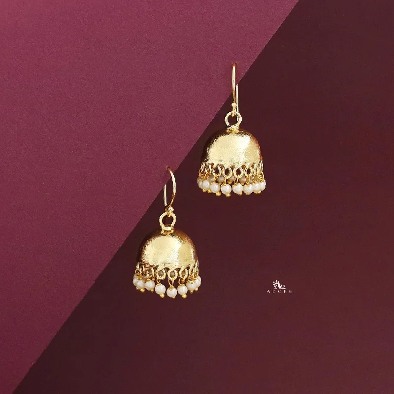 Timeless Beauty, Unbeatable Deals – Jewelry Sale On Golden Pearl Cluster Jhumka
