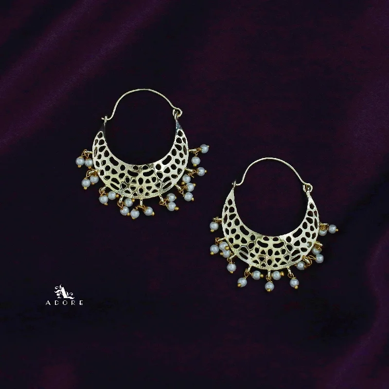 Premium Jewelry, Premium Discounts – Act Fast Swathi Golden Chandra Pearl Hoop