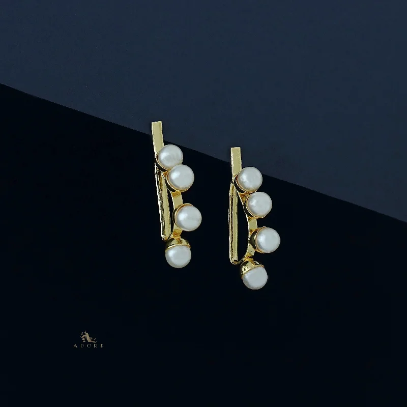 Luxury Jewelry Clearance – Shop Premium Styles Now Zariah Golden Pearl Earring