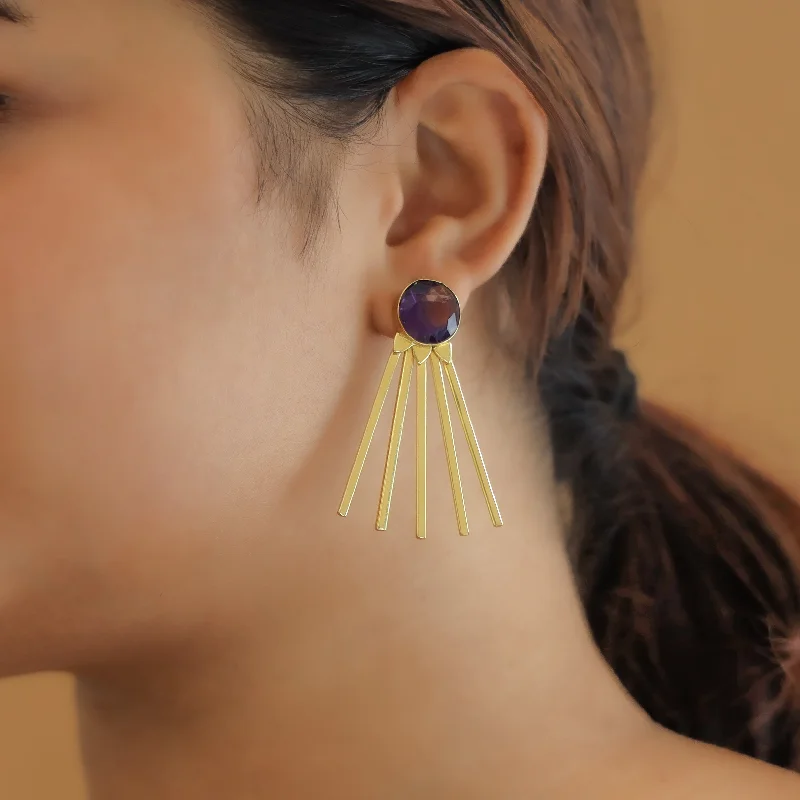 Shop Fine Jewelry With Exclusive Savings Zima Glossy Round Golden Shower Earring