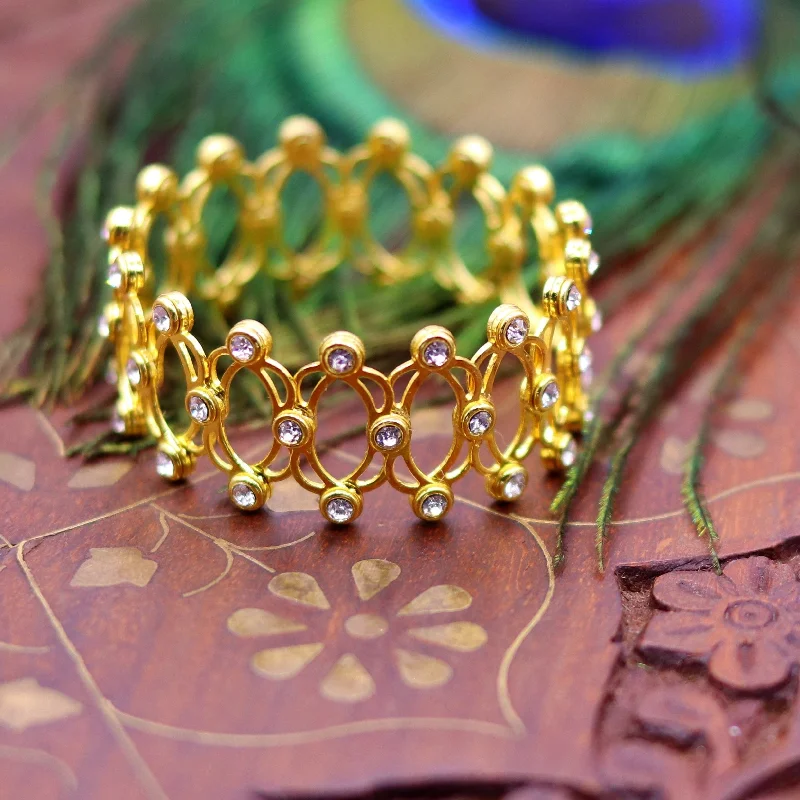 Get The Sparkle You Love At Prices You Adore 925 Sterling silver gold polished handmade combo use bangle or ring band customized adjustable jewelry for girl's women's from india ba38 Get The Sparkle You Love At Prices You Adore 925 Sterling silver gold polished handmade combo use bangle or ring band customized adjustable jewelry for girl's women's from india ba38
