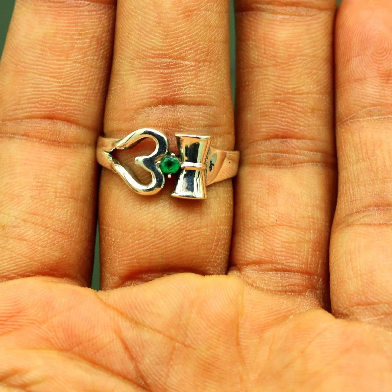 Timeless Elegance At Unbelievable Discounts 925 sterling silver vintage customized design shiva trident trishul ring band, excellent customized pretty ring unisex jewelry sr280