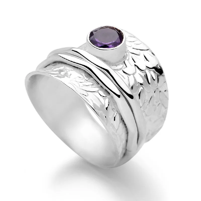 Exclusive Jewelry Sale – Grab Timeless Pieces Now Amethyst Dream Spin Ring