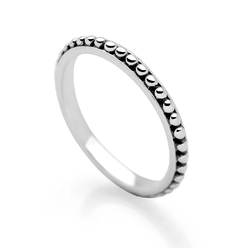 Exclusive Gemstone Jewelry Markdowns – Shop Now Bali Ball Stack Ring