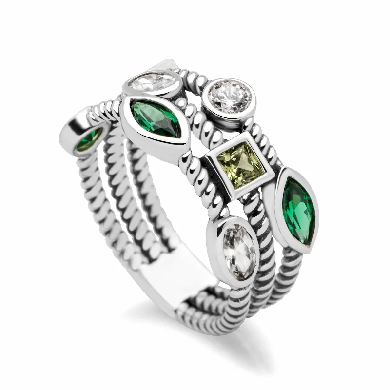 Elegant Jewelry, Affordable Luxury – Shop Now Bejewelled Green Ring